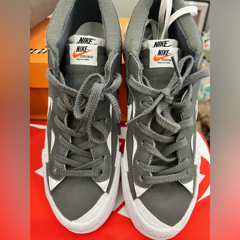 Nike sacai x Blazer Low Iron Grey